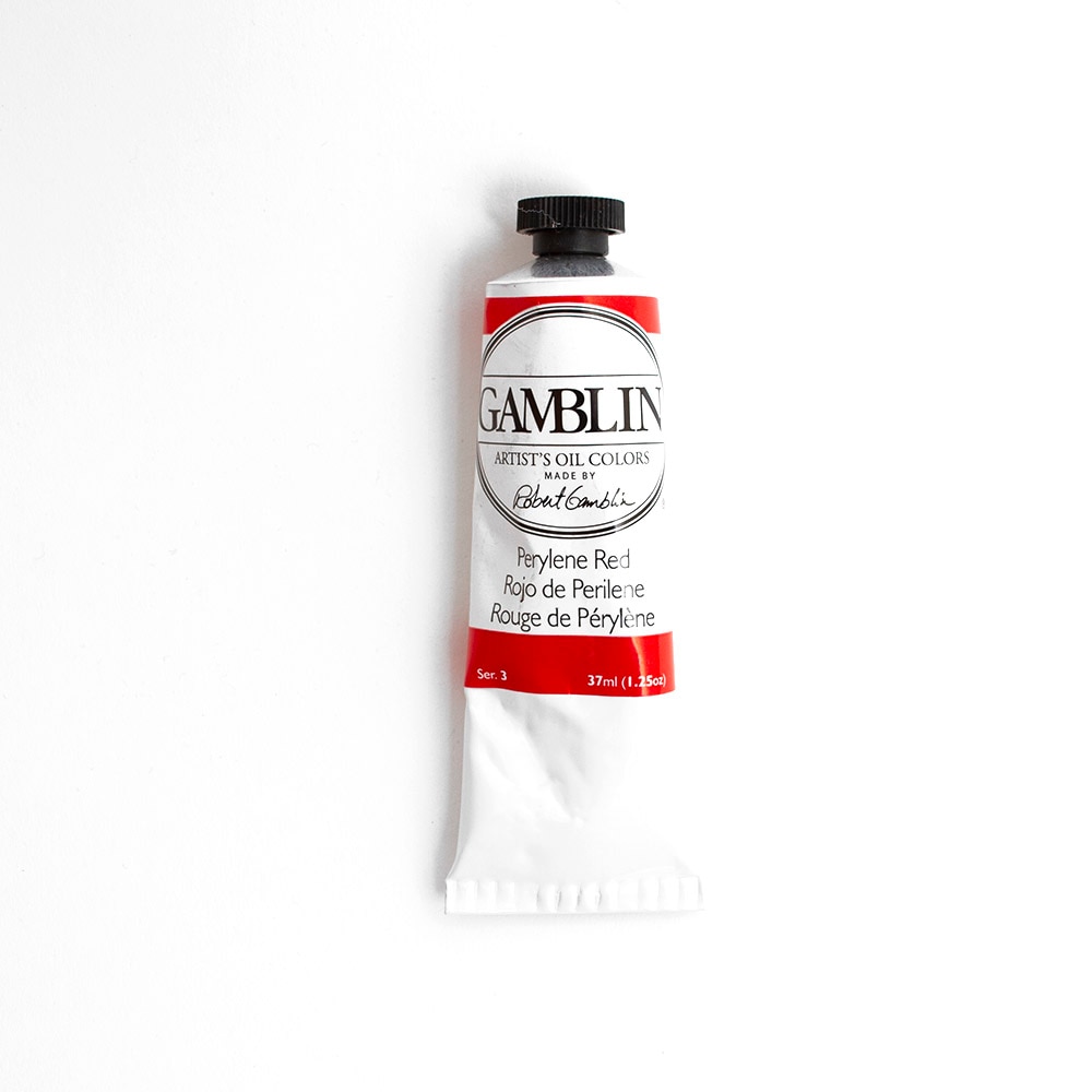 Gamblin, Oil, Art & School, Artist Grade, Paint, 37ml, 45670, Perylene Red
